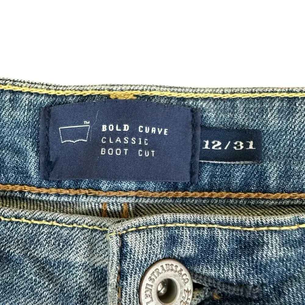 Levi's Bold Curve Bootcut Light Blue Jeans Size 12/31 NWT